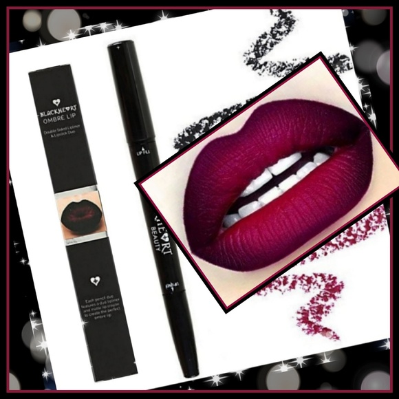 Blackheart Beauty Black, Burgundy Ombre Lip Pencil - Picture 1 of 2